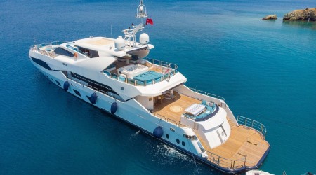 42 m, 6 cabin Mega yacht for charter in Turkey