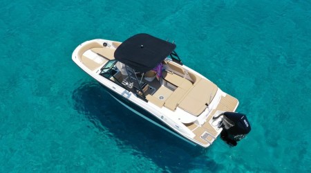 Luxury Sea Ray 210 Boat Rental in Protaras - Private Cyprus Coastal Cruises