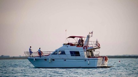 DEEP BLUE IS 45 ft Brichwood Motor Yacht Charter for 24 People in Larnaca,Cyprus